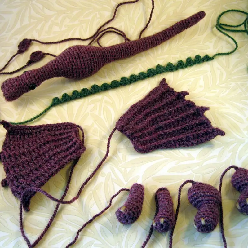 Fierce Little Dragon Amigurumi Pattern free crochet pattern