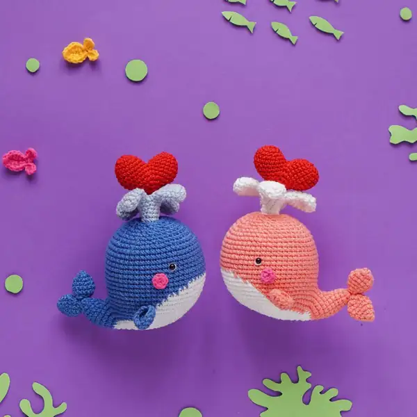 Whale accessories and finished display