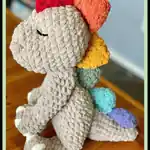 Sleepy Snuggle-saurus Rag Doll Amigurumi Pattern