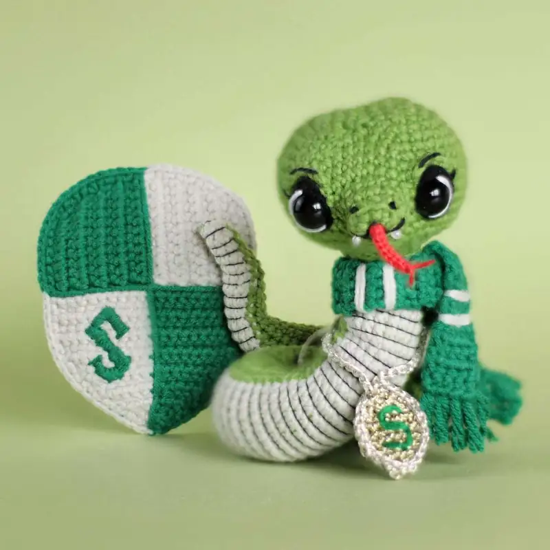 Snake Slythie Amigurumi Pattern free crochet pattern