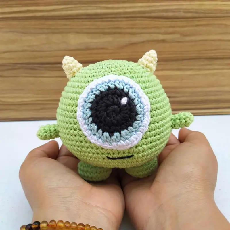 Mike Wazowski Amigurumi Pattern free crochet pattern