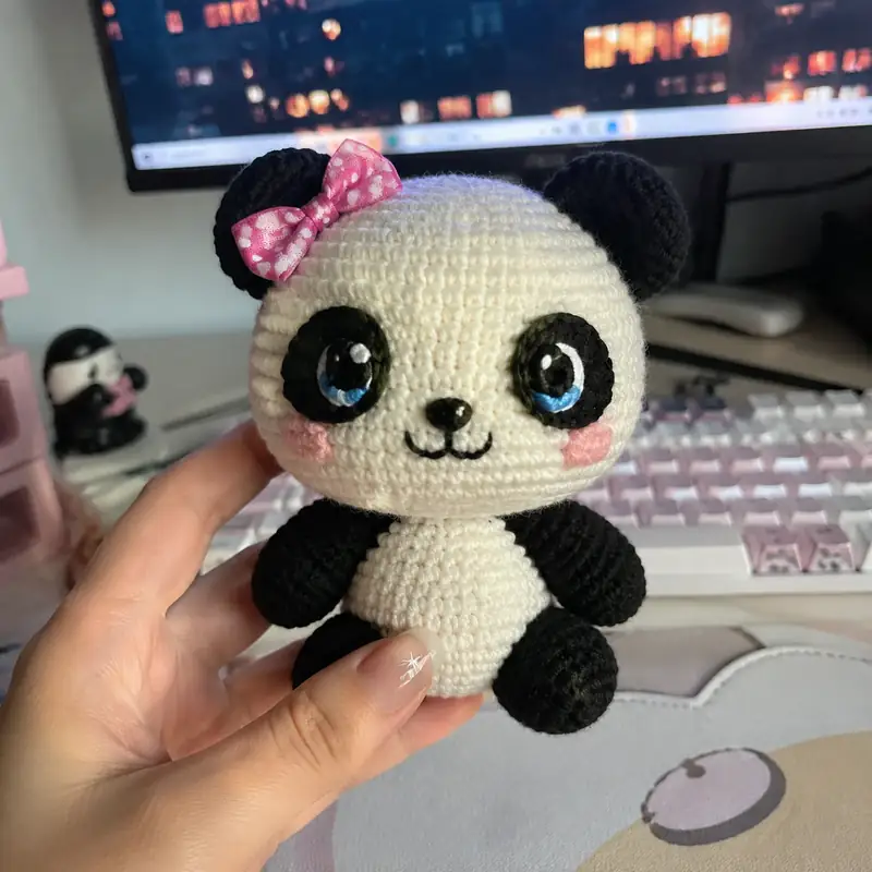 Panda Amigurumi free crochet pattern