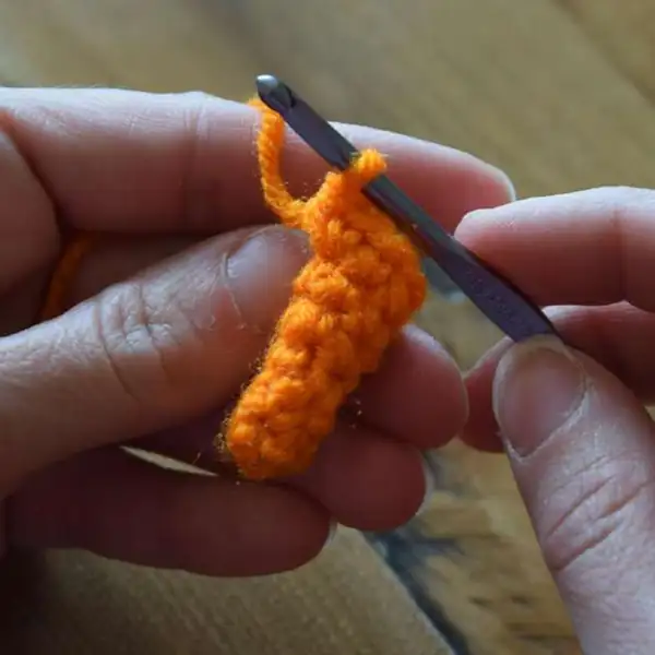 Carrot lip balm holder completed and ready to gift