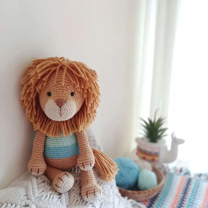 Alan the Lion Amigurumi Pattern free crochet pattern